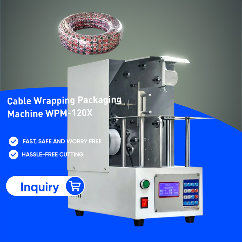 Empaquetadora Envolvedora Semiautomática de Cables WPM-120X