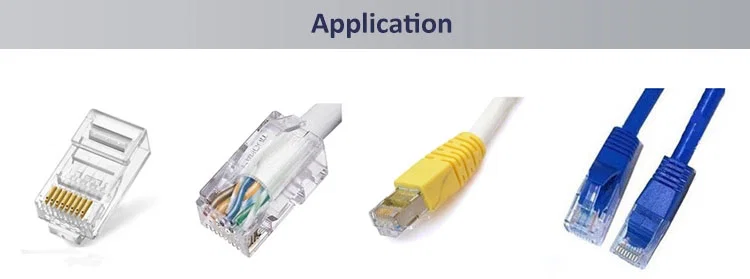 muestra de la máquina prensadora de cables Rj45 Lan, la máquina de terminales de prensa de cabeza de cristal, la máquina prensadora de terminales de cables telefónicos