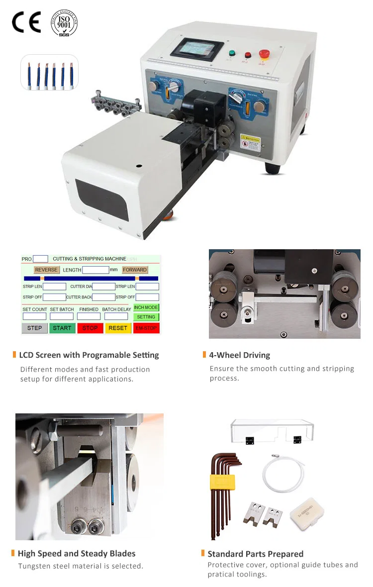 Máquina peladora de alambre eléctrico completamente automática, máquina retorcida de pelado de alambre, máquina de corte y pelado de cables Máquina peladora de cable eléctrica, máquina peladora de cable de cobre, máquina retorcida de pelado de alambre, máquina peladora de alambre exterior y núcleo, máquina cortadora y peladora de cables, máquina peladora de cables planos, máquina peladora de cables multinúcleo 