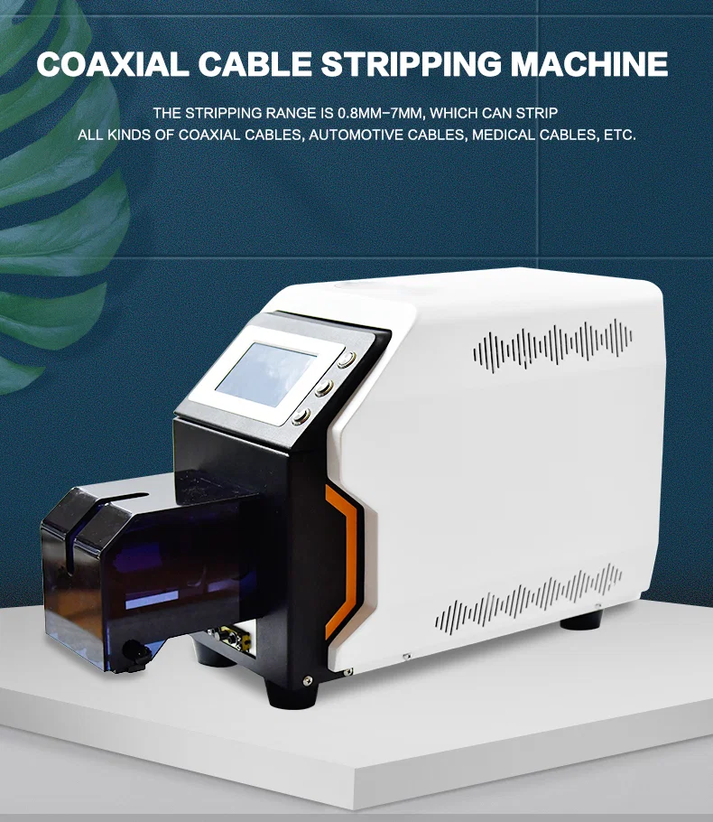 Máquina peladora de cables coaxiales, Máquina peladora de cables coaxiales, Máquina peladora de cables coaxiales 