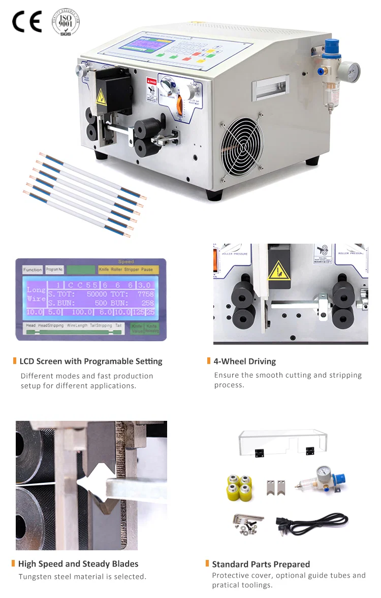 Máquina peladora y cortadora automática de cables planos WPM-09BHT, Máquina peladora de cables planos, Máquina peladora de corte de alambre, Herramienta de pelado de alambre Producto