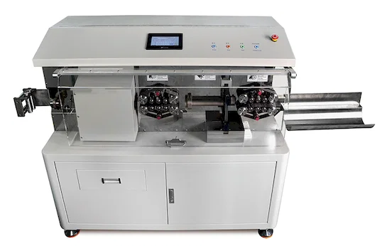 Máquina Automática de Corte y Pelado de Cable Coaxial WPM-9935