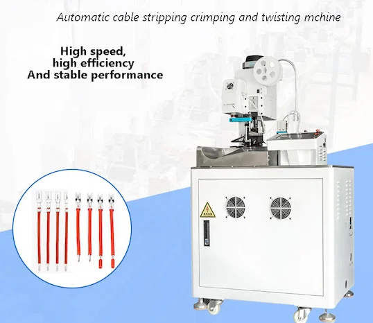 Máquina Automática de Pelado, Engarce y Torsión de Cables